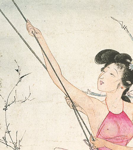 金川县-胡也佛的仕女画和最知名的金瓶梅秘戏图